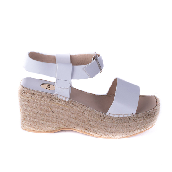 RAS WHITE PLATFORM SANDALSWOMENS SIZE 41